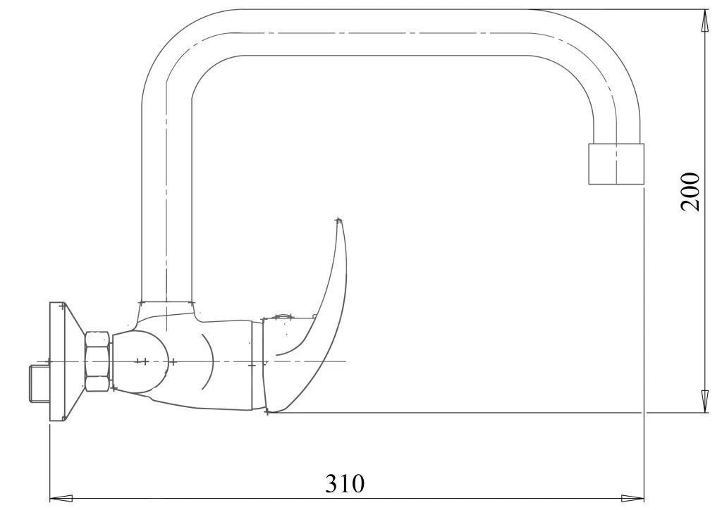 Novaservis Metalia 55 - Spültischarmatur, Chrom 55035,0 2 Novaservis Metalia 55 - Spültischarmatur, Chrom 55035,0 – Bild 2