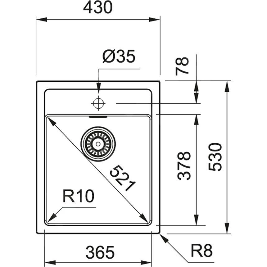 Franke Sets - Küchenset T50, Tectonite-Spüle SID 610-40 Und Spültischarmatur Samoa, Schwarz/verchromt 114.0508.358 2 Franke Sets - Küchenset T50, Tectonite-Spüle SID 610-40 Und Spültischarmatur Samoa, Schwarz/verchromt 114.0508.358 – Bild 2