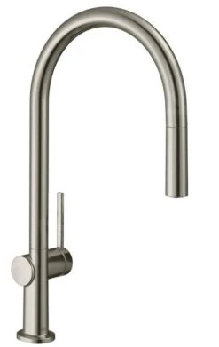 Hansgrohe M54 - Spültischarmatur Talis, Mit Ausziehbarem Auslauf, Edelstahl 72802800