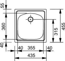 Franke Eurostar - Spülbecken Eurostar 455x435 Mm, Edelstahl 101.0286.106 -Geschäft Für Küchenarmaturen 0827a1f8fc818f71ab2e38b3
