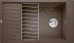 Blanco Elon XL 8 - Silgranitspüle, 860x500 Mm, Mit Zubehör, InFino, Kaffee 524869