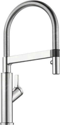 Blanco Solenta S - Spültischarmatur Mit Flexiblem Arm Und Einer Brause, Edelstahl 522405
