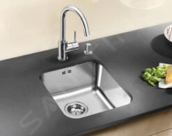 Blanco Supra 340 - Spüle, 370x430 Mm, Gebürsteter Edelstahl 518199 -Geschäft Für Küchenarmaturen 122bd0f5efbe4b1e043d0bf1