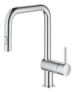 Grohe Minta - Spültischarmatur Mit Ausziehbarer Geschirrbrause, Verchromt 32322002 -Geschäft Für Küchenarmaturen 122f1b8fb76210c0e7af6b15