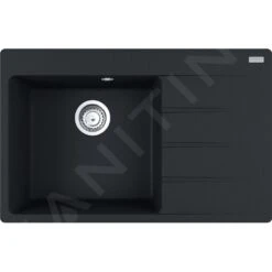 Franke Sets - Set G216, Fragranit Spülbecken CNG 611-78 TL/2 Und Küchenarmatur Samoa, Schwarz Matt/Chrom 114.0650.798 -Geschäft Für Küchenarmaturen 140584b3d5735816d86e3d58