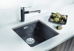 Blanco Subline 400 - Silgranitspüle, 430x460 Mm, InFino, Schwarz 525990 -Geschäft Für Küchenarmaturen 1412b069443e78886692837c