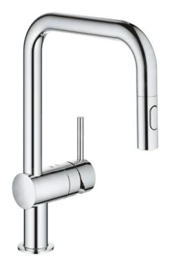 Grohe Minta - Spültischarmatur Mit Ausziehbarer Geschirrbrause, Verchromt 32322002