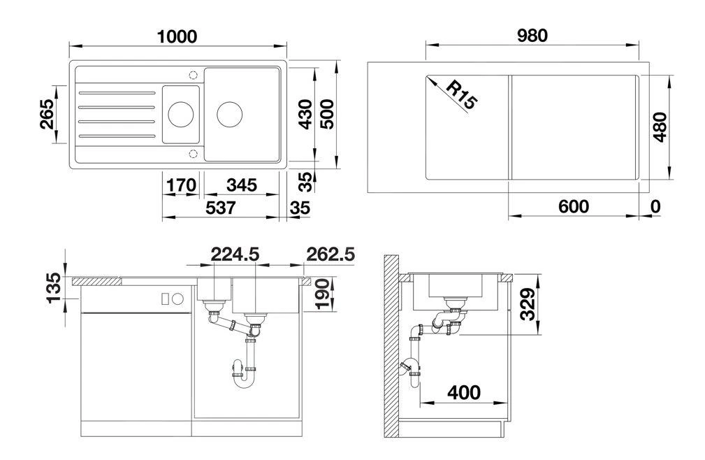 Blanco Legra 6 - Silgranitspüle, 1000x500 Mm, Soft Weiß 527088 2 Blanco Legra 6 - Silgranitspüle, 1000x500 Mm, Soft Weiß 527088 – Bild 2