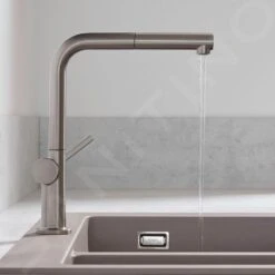 Hansgrohe M54 - Spültischarmatur Talis, Mit Ausziehbarem Auslauf, Edelstahl 72808800 -Geschäft Für Küchenarmaturen 1eaff73fd623a71b290c415f