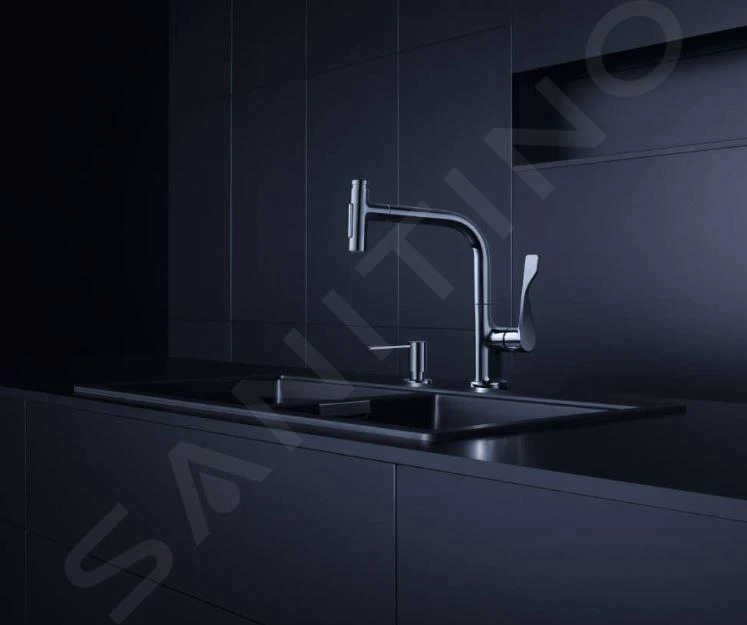 Axor Uno - Spülmittelspender, 500 Ml, Edelstahl 42818800 3 Axor Uno - Spülmittelspender, 500 Ml, Edelstahl 42818800 – Bild 3