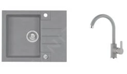 Alveus Sets - Spüle-Set Rock 30 Und Armatur Tonia, Concrete SETA053