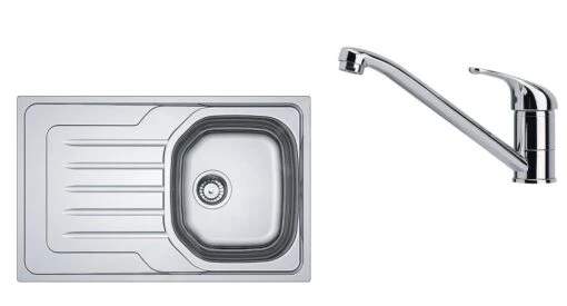 Franke Sets - SET N74, Edestahlspüle OLN 611-79 Mit Armatur FB 250.031, Edelstahl/Chrom 101.0618.829 -Geschäft Für Küchenarmaturen 268ccc7e39c1e30d6d706276