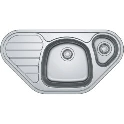 Franke Sets - SET N81, Edestahlspüle SKX 651 E, Eckig, Mit Armatur FC 9547.031, Edelstahl/Chrom 101.0618.836 -Geschäft Für Küchenarmaturen 28b5e4db41828d72764ef50c 1