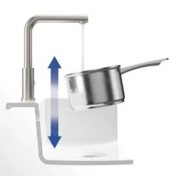 Villeroy & Boch Modern Steel - Spültischarmatur, Edelstahl Poliert 966801LE -Geschäft Für Küchenarmaturen 2b0590fc9a5ca94f297c3474