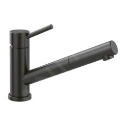 Villeroy & Boch Como - Spültischarmatur Mit Ausziehbarem Auslauf, Aufklappbar Für Unterfenstermontage, Anthrazit 92580005