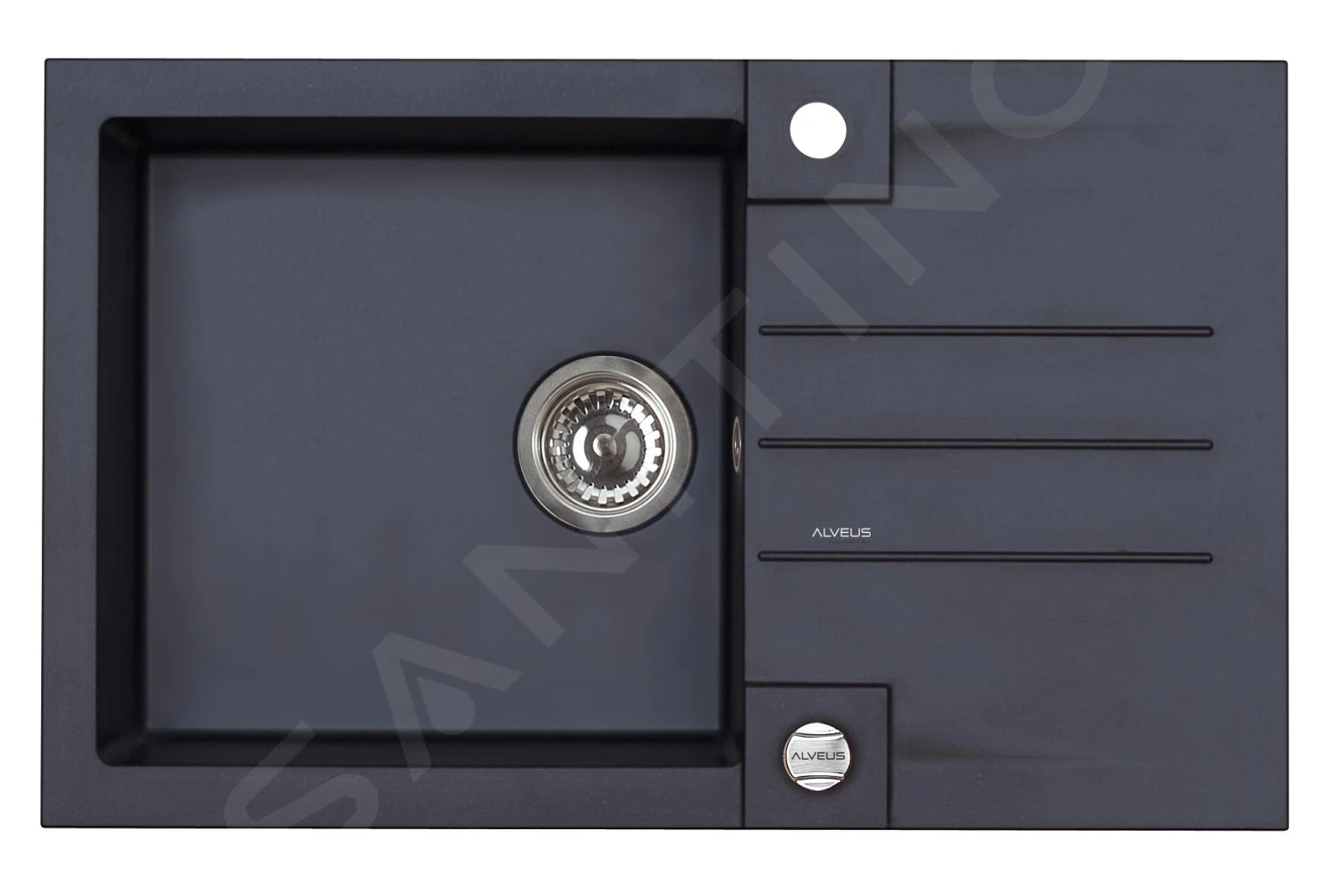 Alveus Sets - Spüle-Set Rock 130 Und Armatur Nina, Carbon SETA068 3 Alveus Sets - Spüle-Set Rock 130 Und Armatur Nina, Carbon SETA068 – Bild 3