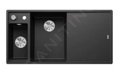 Blanco Axia III 6 - Silgranitspüle, 1000x510 Mm, Mit Ablaufbedienung Und Zubehör, InFino, Anthrazit 524643