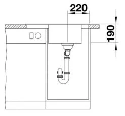 Blanco Elon 45 - Silgranitspüle, 650x500 Mm, Mit Ablaufsystembedienung Und Zubehör, Schwarz 525879 -Geschäft Für Küchenarmaturen 34747de11909c6514e29c34f