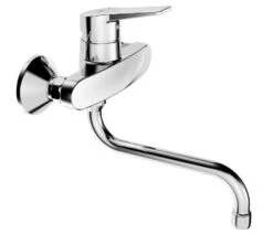 Hansa Twist - Spültisch-Einhand-Wandarmatur, Chrom 09692193