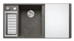 Blanco Axia III 6 - Silgranitspüle, 1000x510 Mm, Mit Ablaufsystembedienung Und Zubehör, InFino, Grau 527226 -Geschäft Für Küchenarmaturen 3b47423cef99a3df632b0198