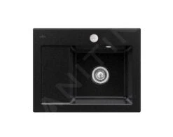 Villeroy & Boch Subway 45 - Keramikspüle, 65x51 Cm, Mit Exzenterbedienung, CeramicPlus, Chromit 331302J0