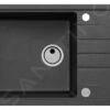 Alveus Intermezzo - Granit-Spüle 780x480 Mm, Carbon 1117050