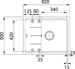 Franke Sets - Küchenset G55, Granitspüle BFG 611-62, Steingrau + Armatur FC 9547, Steingrau 114.0323.821 -Geschäft Für Küchenarmaturen 472bca5abd045f6360f811bb 4