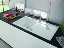 Villeroy & Boch Architectura - Keramikspüle 860x510 Mm Mit Ablaufgarnitur, CeramicPlus, Alpinweiß 335001R1 -Geschäft Für Küchenarmaturen 4ca802d8f232a9979a546734