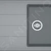 Franke Basis - Fragranit Spülbecken BFG 611-78, 780x500 Mm, Steingrau 114.0285.186