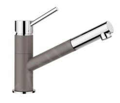 Blanco Kano S - Küchenarmatur Mit Ausziehbarem Auslauf, Grau/chrom 526952