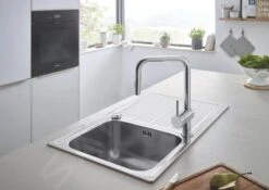 Grohe Minta - Spültischarmatur Mit Ausziehbarer Geschirrbrause, Verchromt 32322002 -Geschäft Für Küchenarmaturen 4e37508ba51805db383790d7