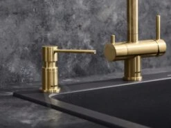 Blanco Accessoires - Spülmittelspender Lato, Satin Gold 526699 -Geschäft Für Küchenarmaturen 5918e2f284b2126dfcefc5f3