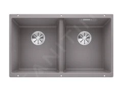 Blanco Subline 350/350 - Silgranitspüle, 755x460 Mm, Aluminium 523576