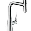Hansgrohe M71 - Spültischarmatur M7117-H240 Mit Ausziehbarer Geschirrbrause, SBOX, Verchromt 73817000
