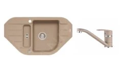 Alveus Sets - Spüle-Set Niagara 60 Und Armatur Nina, Beige SETA154