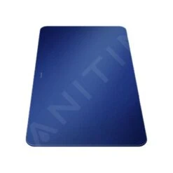 Blanco Accessoires - Schneidebrett 495x280, Glas/Blau 232846