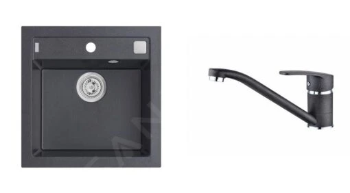 Alveus Sets - Spüle-Set Formic 20 Und Armatur Nina, Carbon SETA071 -Geschäft Für Küchenarmaturen 69c92d2bd525f88ed782cef7