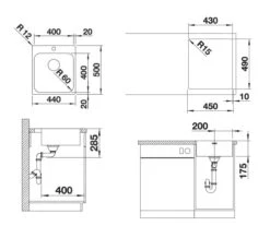 Blanco Supra 400 - Spüle, 440x500 Mm, Gebürsteter Edelstahl 526352 5 Blanco Supra 400 - Spüle, 440x500 Mm, Gebürsteter Edelstahl 526352 -Geschäft Für Küchenarmaturen 6c5f4b1bb0a557ef0ffa7399