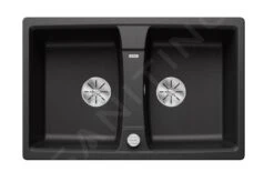 Blanco Lexa 8 - Silgranitspüle, 780x500 Mm, Mit Ablaufbedienung, InFino, Anthrazit 524950