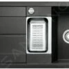 Blanco Metra 6 - Silgranitspüle, 990x490 Mm, Mit Ablaufsystembedienung Und Zubehör, Schwarz 525929