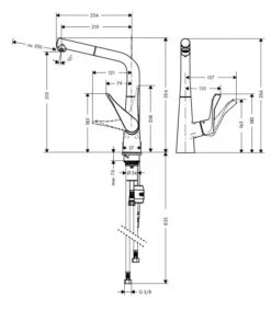 Hansgrohe Metris New - Spültisch Einhebelmischer 320 Mit Ausziehbarem Auslauf, Edelstahl 14821800 -Geschäft Für Küchenarmaturen 6e710df398b2596f7ea65894