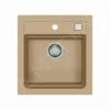 Alveus Atrox - Granit-Spüle 470x500 Mm, Mit Ablaufsystembedienung, Beige 1131988