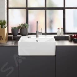 Villeroy & Boch Spültische - Keramikspüle, 63x60 Cm, CeramicPlus, Snow White 632061KG -Geschäft Für Küchenarmaturen 755e4c04136f8cdad7cf642b