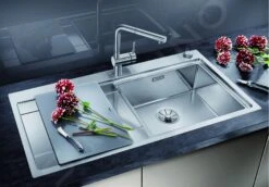 Blanco Divon II - Spülbecken, 1000x510 Mm, Mit Abtropffläche Und Exzenterbedienung, Edelstahl 521660 -Geschäft Für Küchenarmaturen 7961950a1da66c9e7aad7cd3