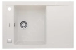 Alveus Formic - Granit-Spüle 760x500 Mm, Mit Ablaufsystembedienung, Arctic 1128396