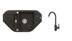 Alveus Sets - Spüle-Set Niagara 60 Und Armatur Tonia, Carbon SETA166