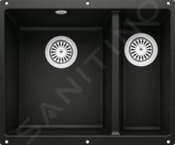 Blanco Rotan 340/160 - Silgranitspüle, 555x460 Mm, Schwarz 526096