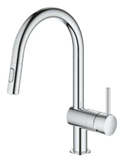 Grohe Minta - Spültischarmatur Mit Ausziehbarer Geschirrbrause, Verchromt 32321002 -Geschäft Für Küchenarmaturen 8c651a4e8202e7268ba2c3a2