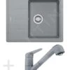 Franke Sets - Küchenset G55, Granitspüle BFG 611-62, Steingrau + Armatur FC 9547, Steingrau 114.0323.821