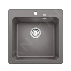Blanco Naya 5 - Silgranitspüle, 515x510 Mm, Aluminium 526581